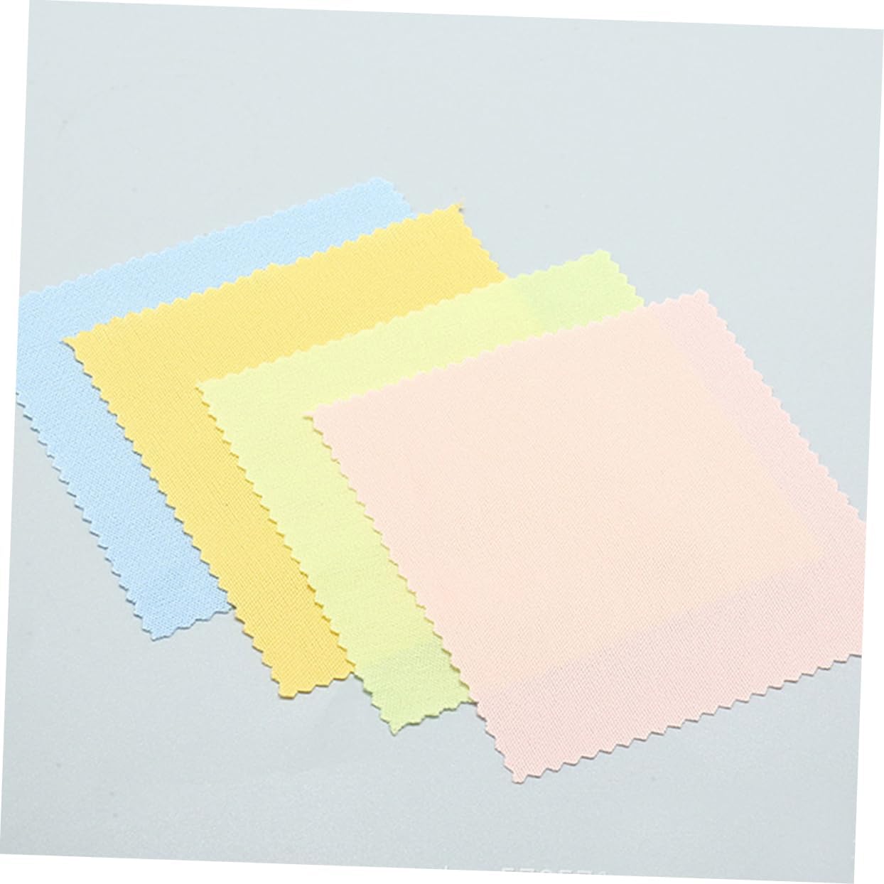 100pcs Microfiber Eyeglass Cleaning Cloths Reusable Wipes Small Glass Cleaning Cloths Supple for Glasses