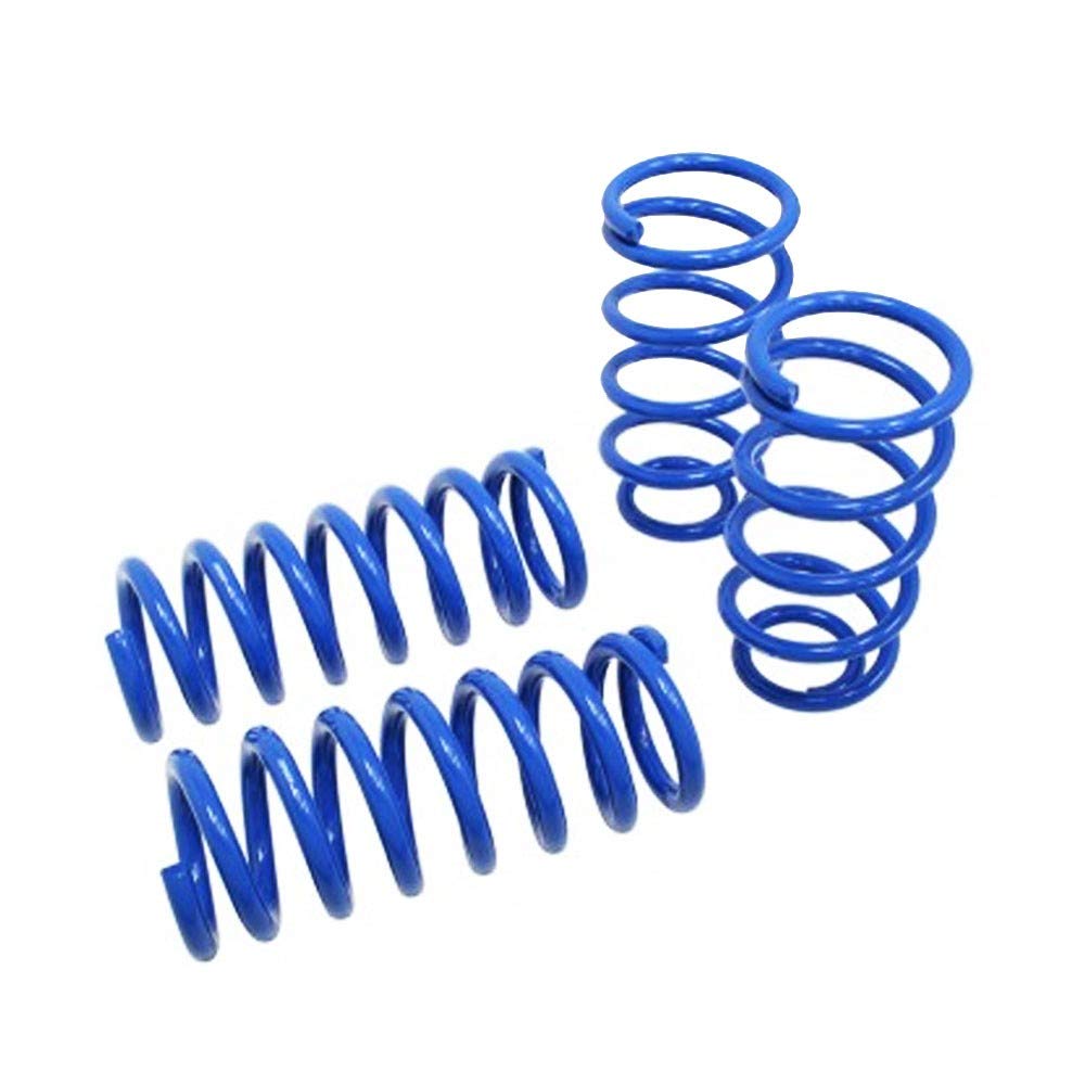 UrMarketOutlet Manzo Blue Street-Version Front/Rear Lowering Springs Kit (LSFM-8793)