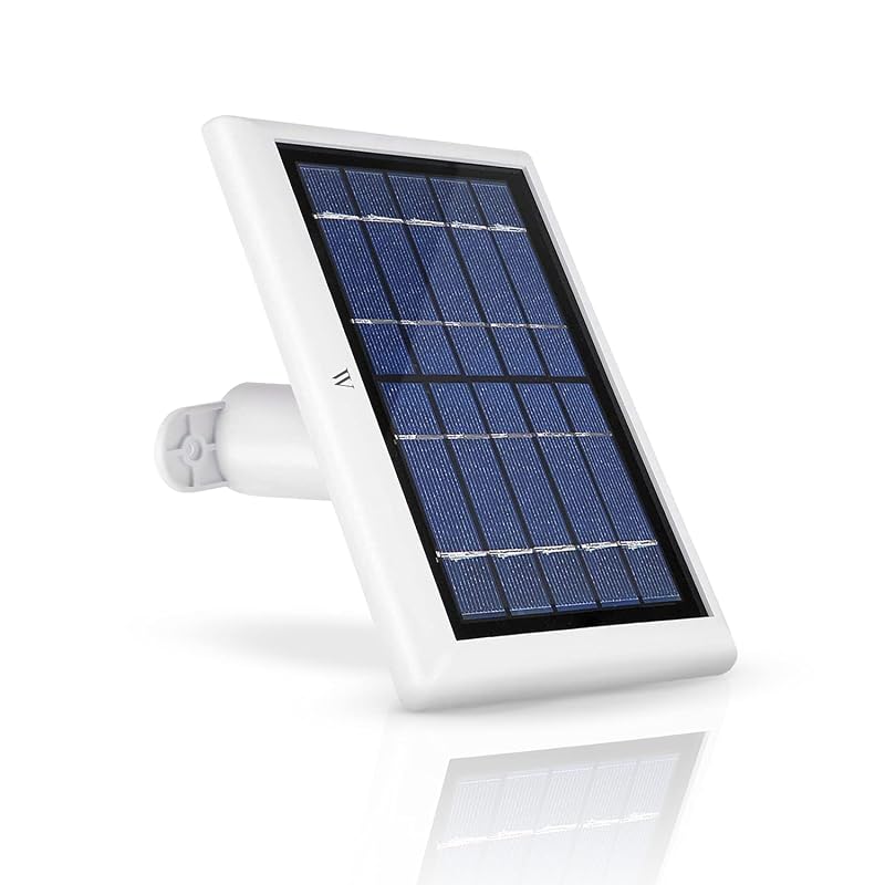 Painel solar Wasserstein compatível com Ring Spotlight Cam 2K, Plus, Pro, Outdoor Cam 2K, Plus e Stick Up Cam, branco