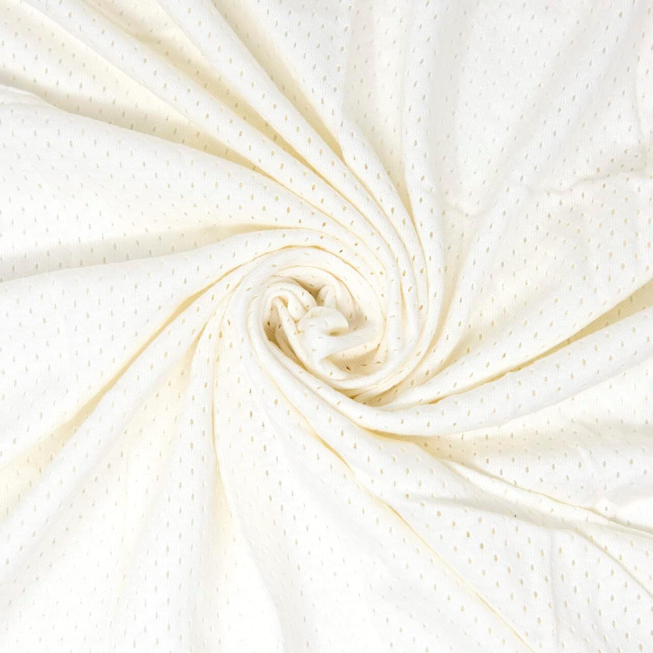 Woombie AirWrap Organic Swaddle - Old Fashioned Receiving Blankets for Babies - Lightweight, Vented Design, Vanilla, 44 x 44 in.