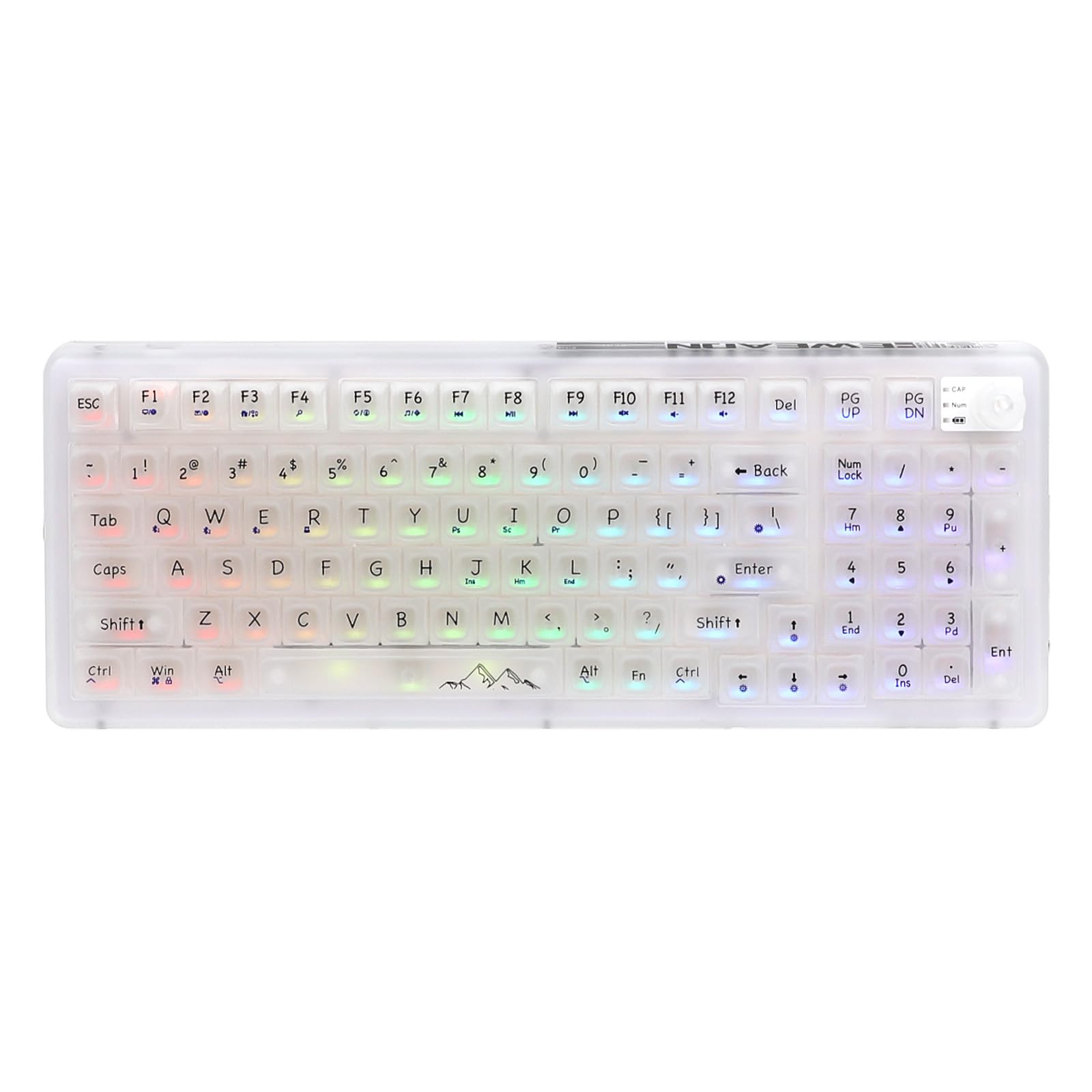 X EWEADN V99 ゲーミングキーボード メカニカル 透明キーボード e9gjkhjtjo-2.jpg