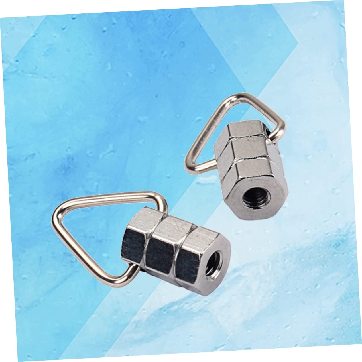 ULDIGI Banjo Strap Button Guitar Strap Locks Small Silver Lock Sturdy Iron Material