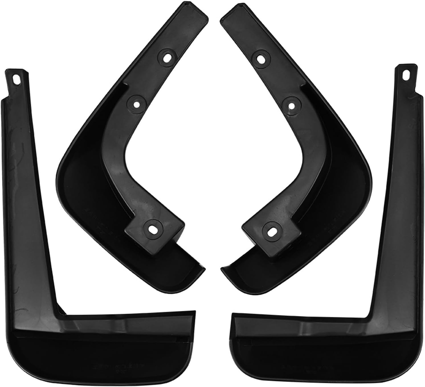 RSCBB 4 Pcs Car Mud Flaps Splash Guards for Honda Fit Jazz 2011-2013, Easy Installation Mudguards Front Rear Mud Flaps Splashproof Waterproof Car Accessories