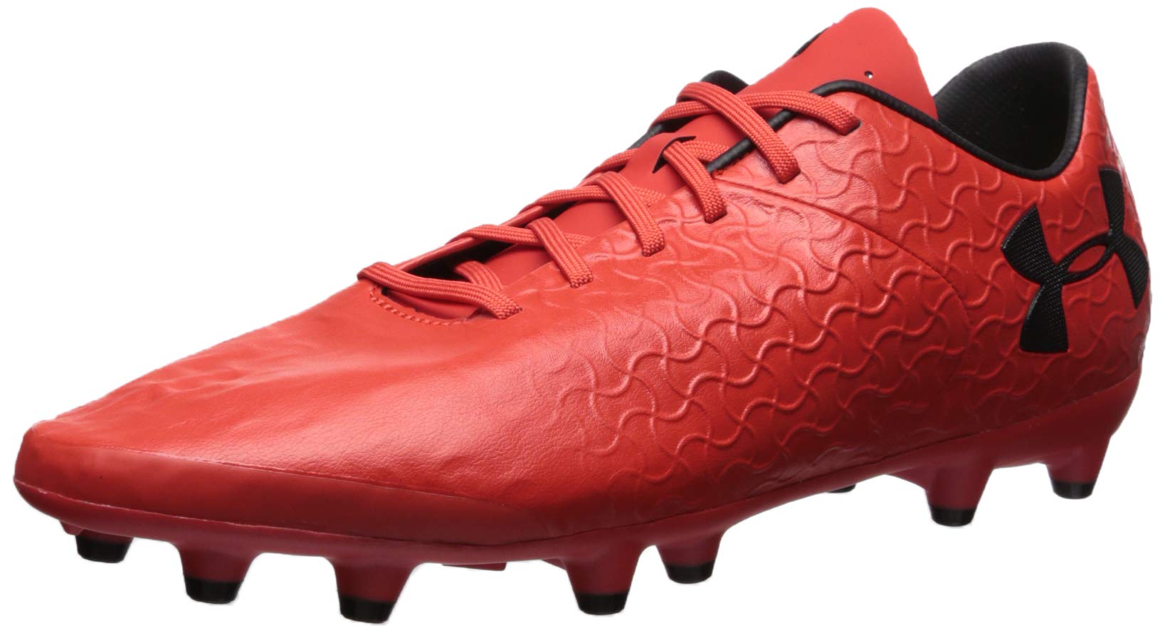 Under Armour Men's Magnetico Premiere Frim Ground Soccer Shoe, Radio Red (600)/Radio Red, 10