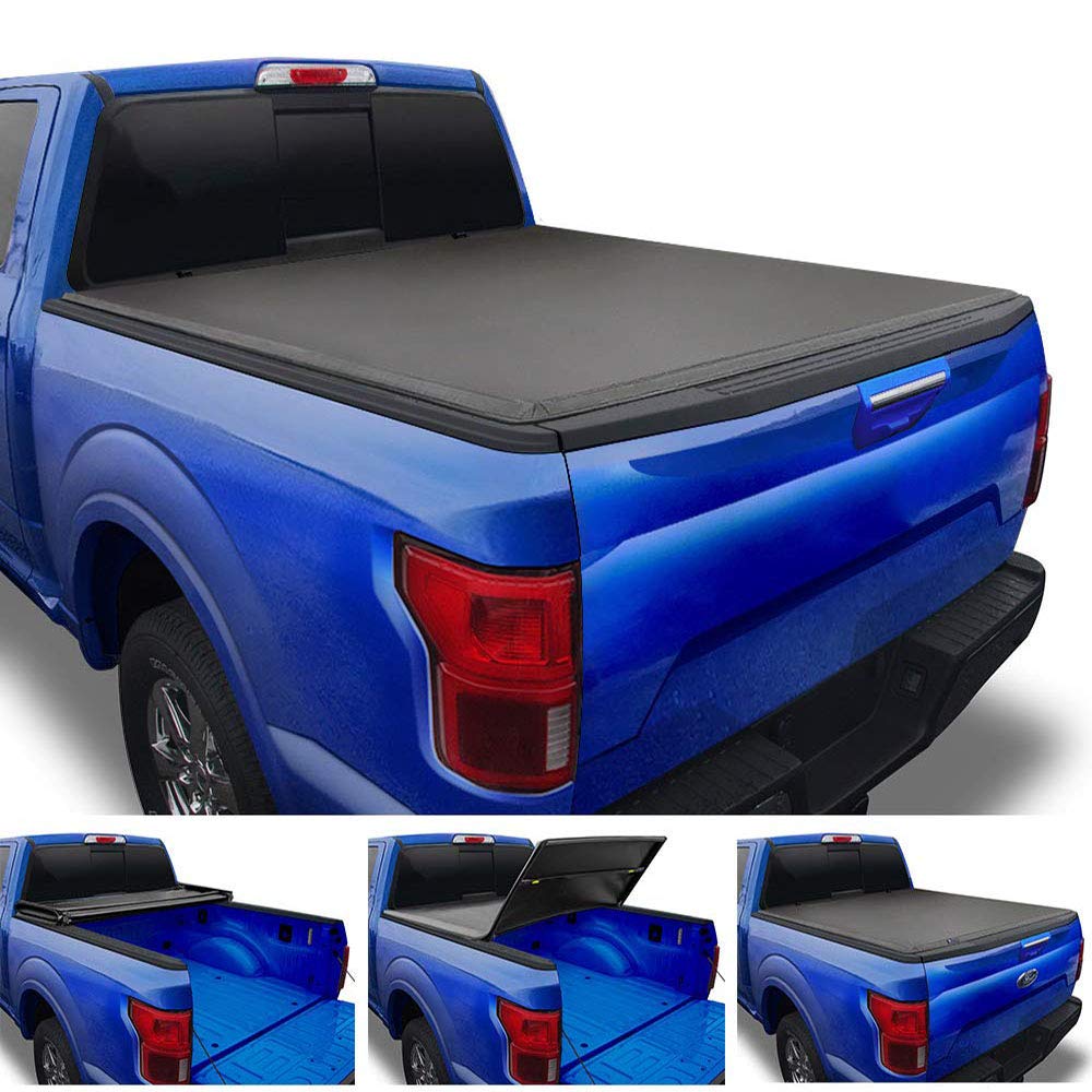 Buy MAGO Soft TriFold Truck Bed Tonneau Cover forToyota Hilux Rear Cap