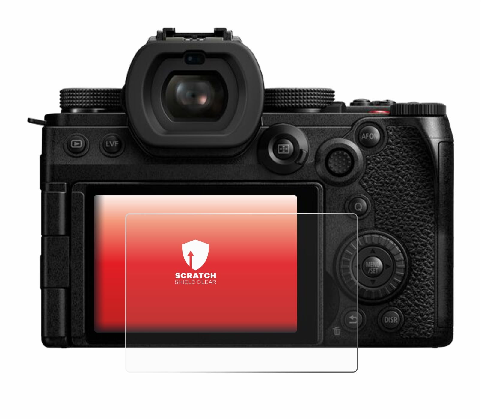 upscreen Scratch Shield Screen Protector compatible with Panasonic Lumix DC-S5M2X - HD-Clear, Anti-Fingerprint