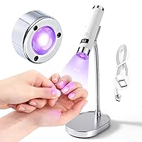 Vista 9 de Saviland Mini Lámpara de Uñas, Lámpara de Uñas de Secado Rápido de Gel 16W, Luz UV Portátil para Extensión de Uñas Fácil y Rápida, Lámpara de Curado