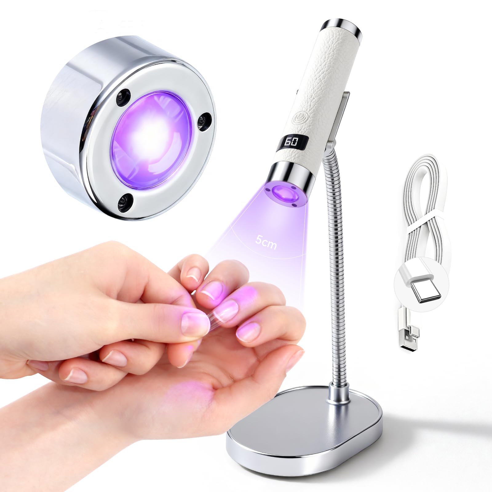 SAVILAND UV Nail Lamp for Gel Nails