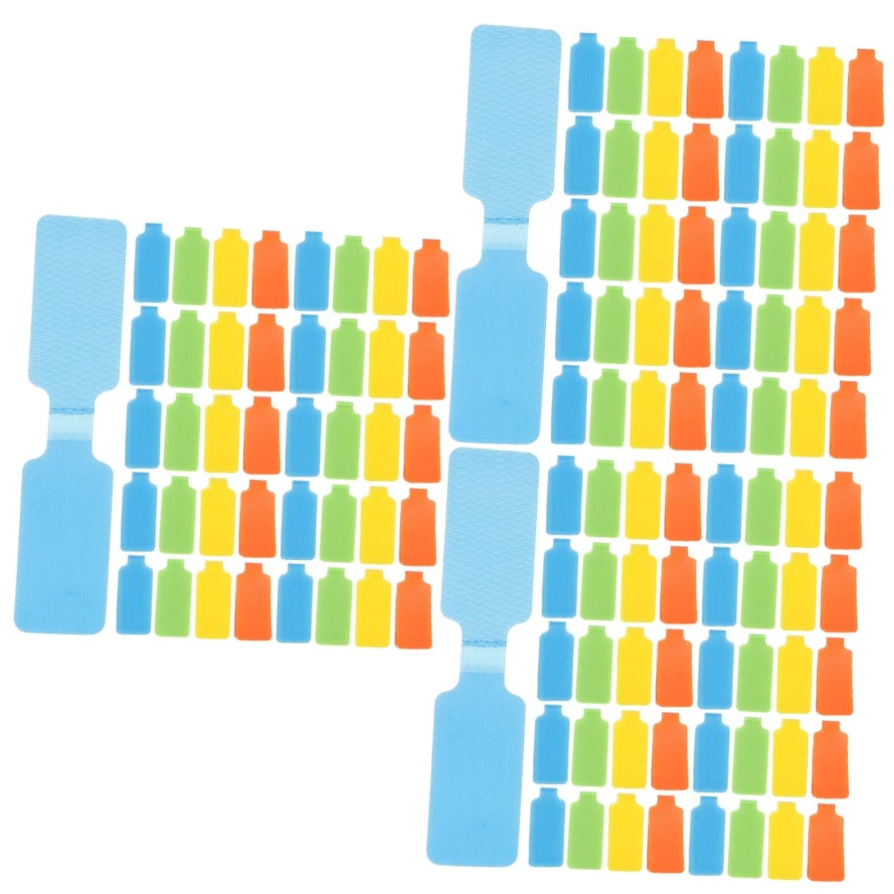 Tofficu 3 Set Etichette Per Riutilizzabili Etichette Scrivibili Con Design Adatte Per Elettrici E Organizzazione Colori Variati Per Facile 50 Pezzi*3