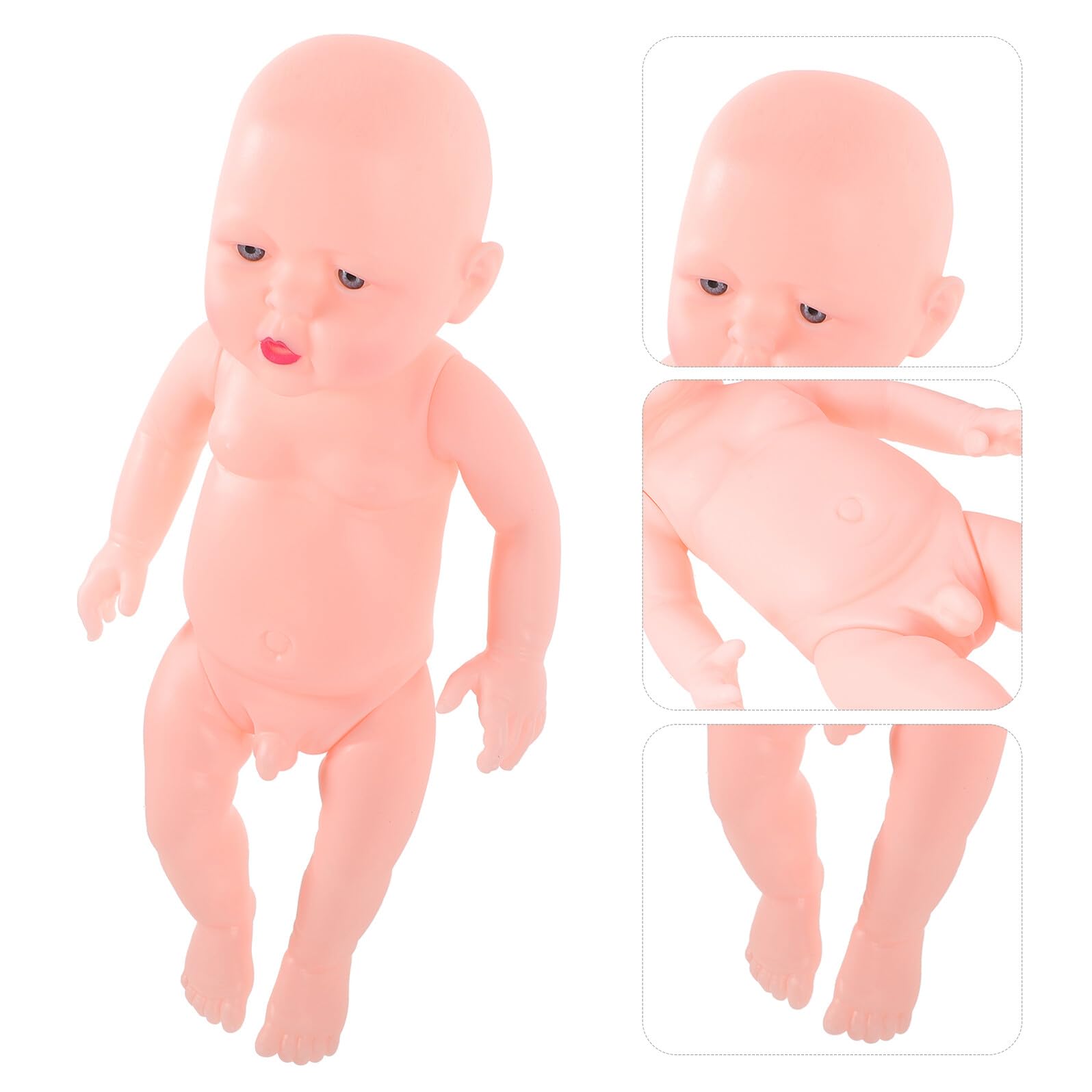 Hohopeti Bambola Neonata Realistica in Vinile, Didattico Rosa | Formazione e Fotografia Artistica, Aspetto Realistico e Simulazione, per Mamme in Attesa e Ragazzo Ragazza