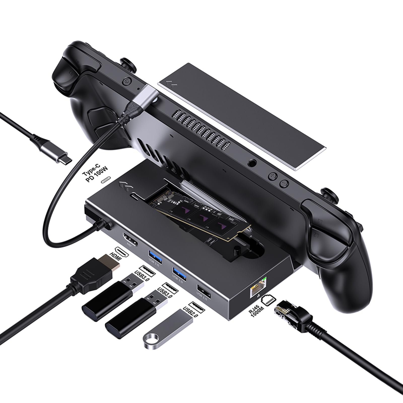 HDMI2.0USBポートとギガビットイーサネットポートを備えたX/SteamDeck用7インチ1ドッキングステーション。  SteamDeckに最適！Anker PowerExpand+ 7-in-1はHDMIとUSBとイーサネットが全実装！ | 苫小牧パソコン修理専門店  ピシコ