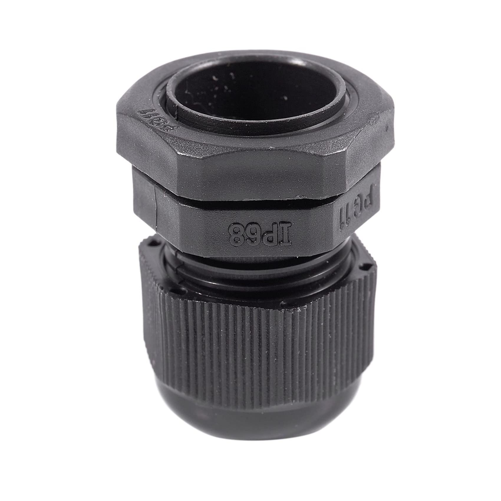 250 x schwarze Kunststoff-Kabelverschraubung, wasserdicht, PG11, 5–10 mm Durchmesser