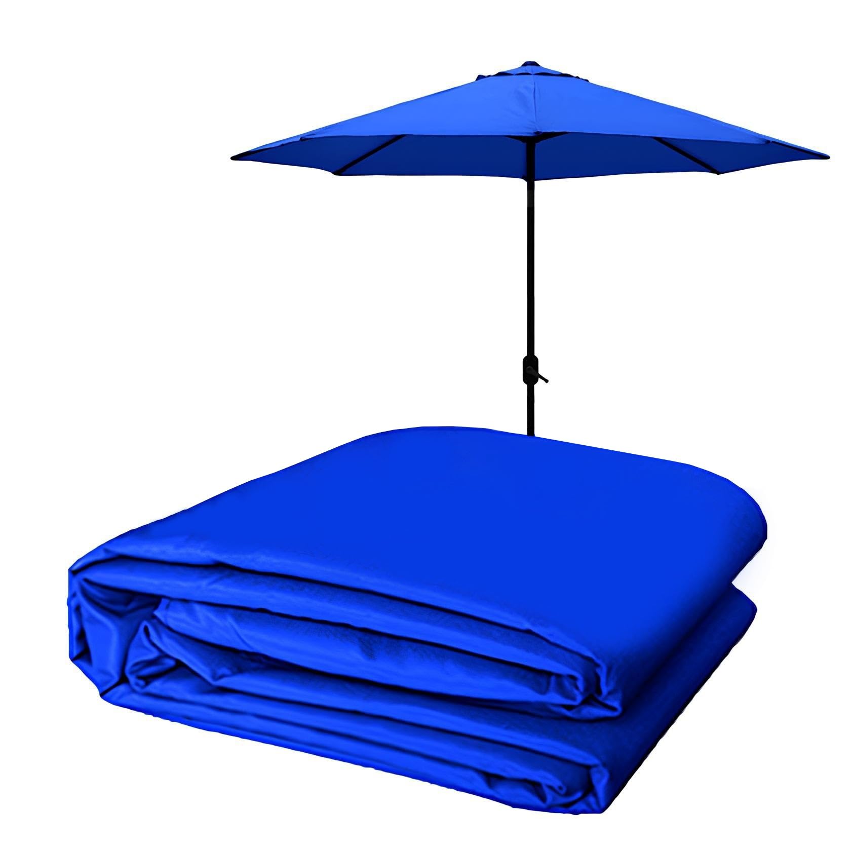 Copertura di ricambio per ombrellone da giardino, adatta per ombrelloni da 2,0 m/2,7 m/3,0 m, 6 o 8 stecche, tessuto resistente alle intemperie, protezione per patio esterno