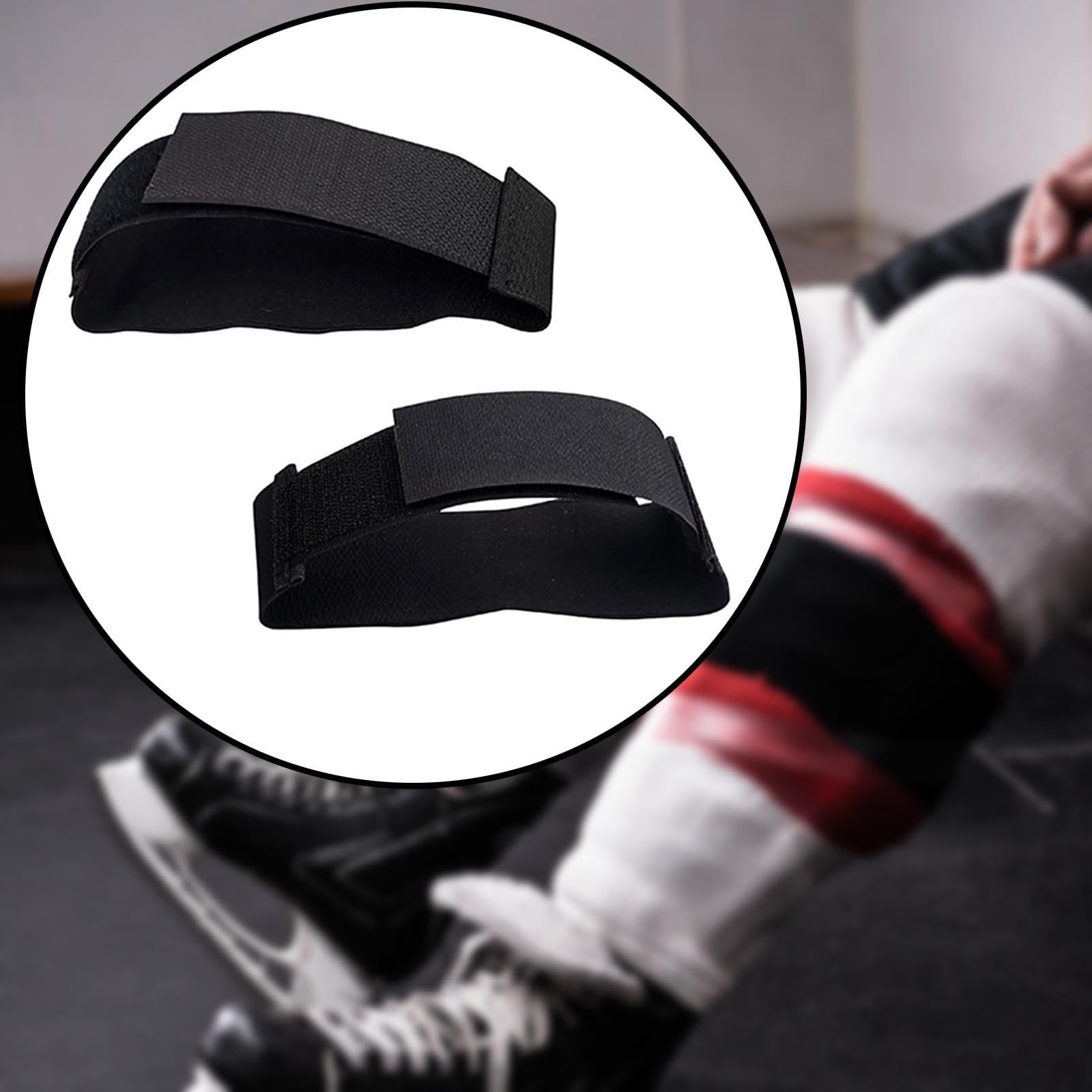 Sangle de jambe de hockey fixe pour chaussettes de football sur glace