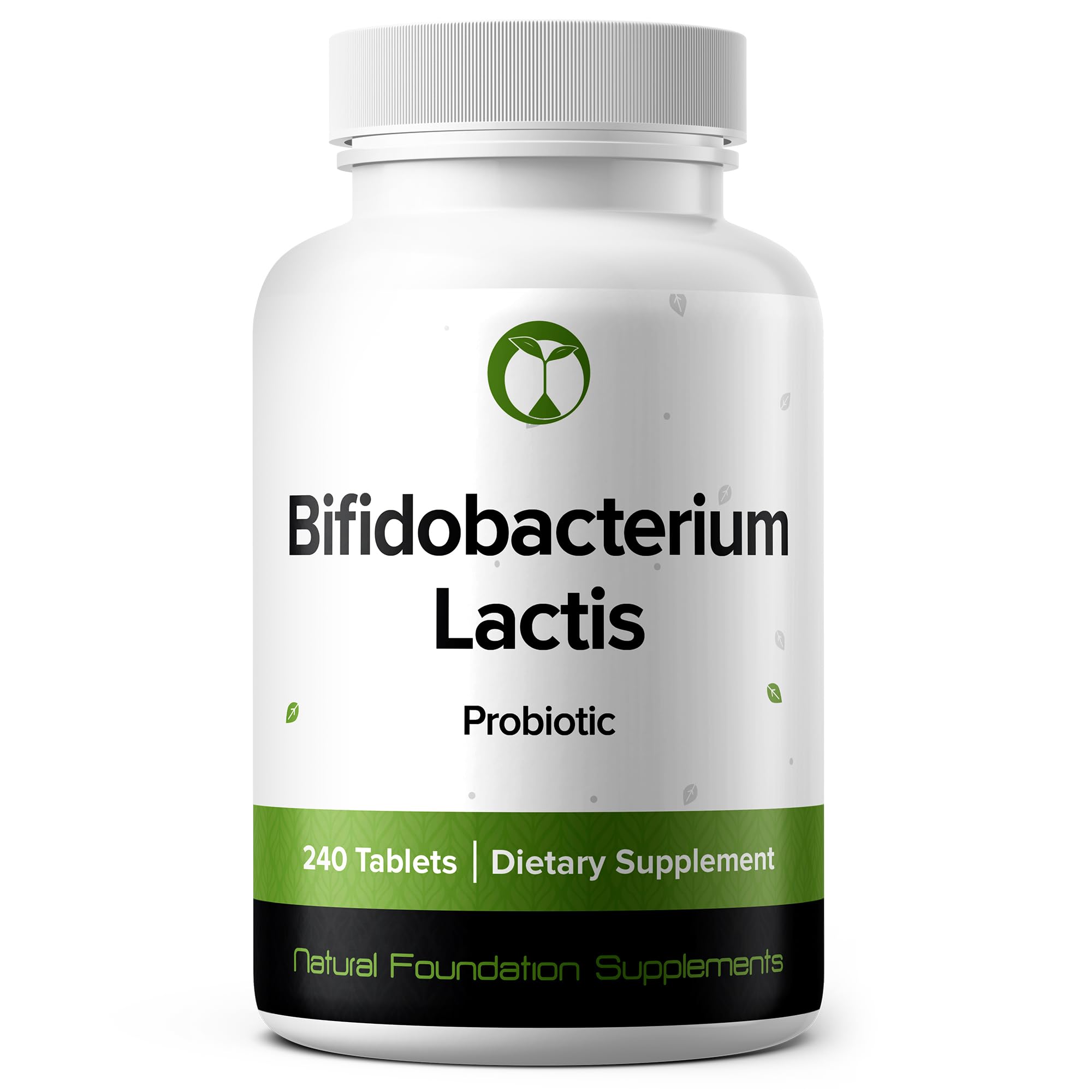 Bifidobacterium Lactis Probiotic Supplement 240 Tablets 3 Billion CFU Probiotics for Men & Women Supports Intestinal Digestive & Gut Health Made in The USA (240, Bifidobacterium Lactis)