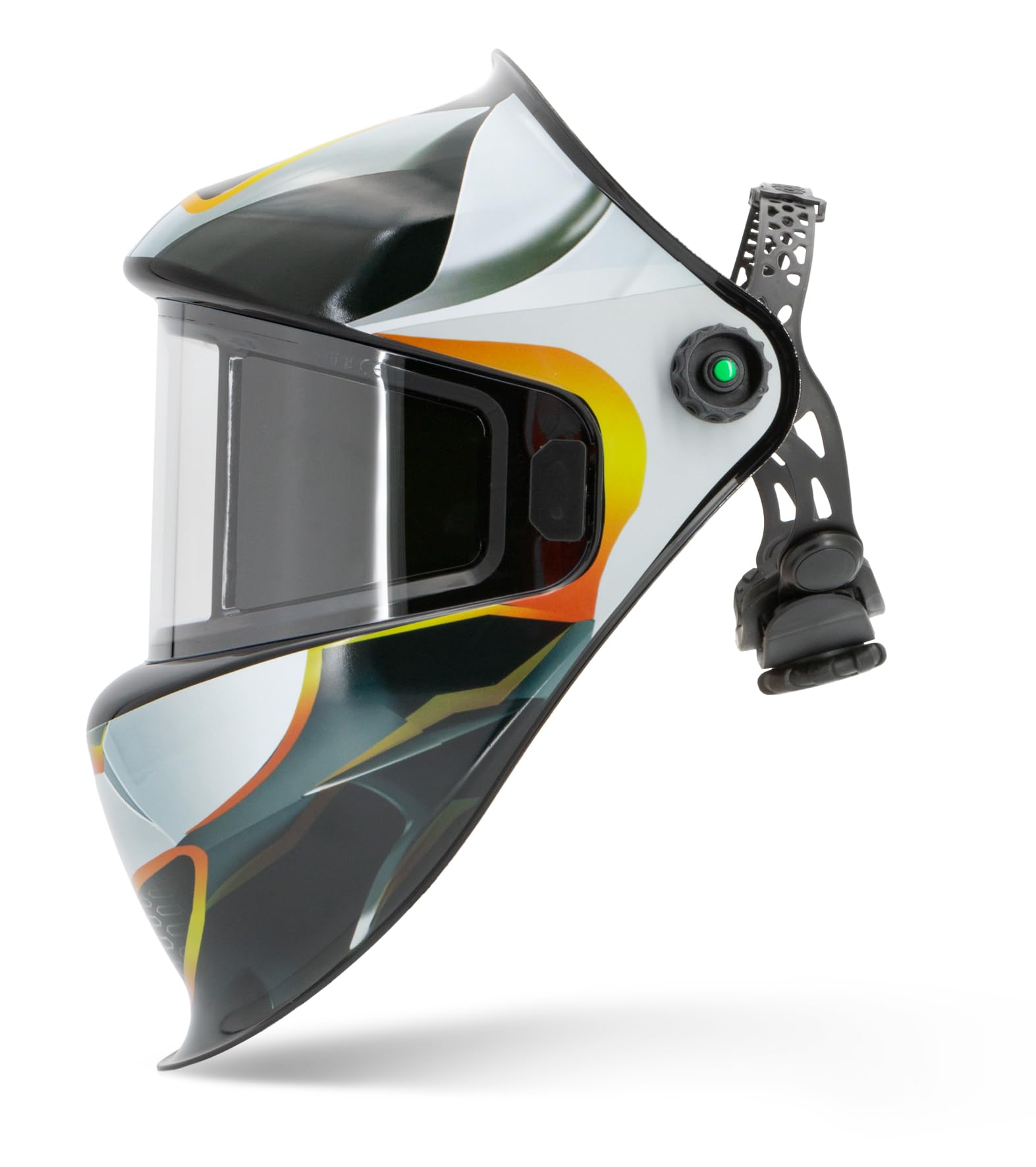 GYS, Masque de Soudage LCD SPACE 11 True Color, Teinte 3/11, Champ de Vision 100x49mm Panoramique, Assombrissement Auto 0,50ms, Classe Optique 1/1/1/1, pour MMA, TIG, MIG/MAG