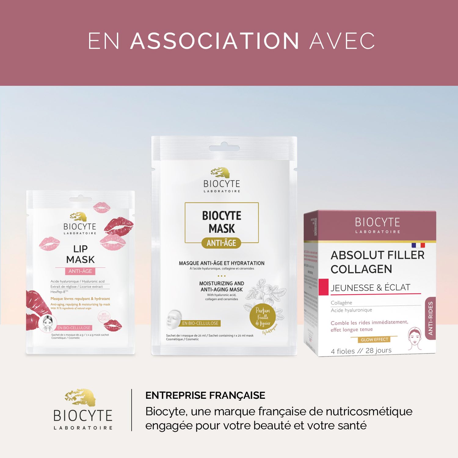 BIOCYTE Collagene Max Marin Goût Cacao - Comble Les Rides & Raffermit La Peau - Acide Hyaluronique, Efficacité Prouvée Du Collagene Marin Aquacol® - Programme 20 Jours