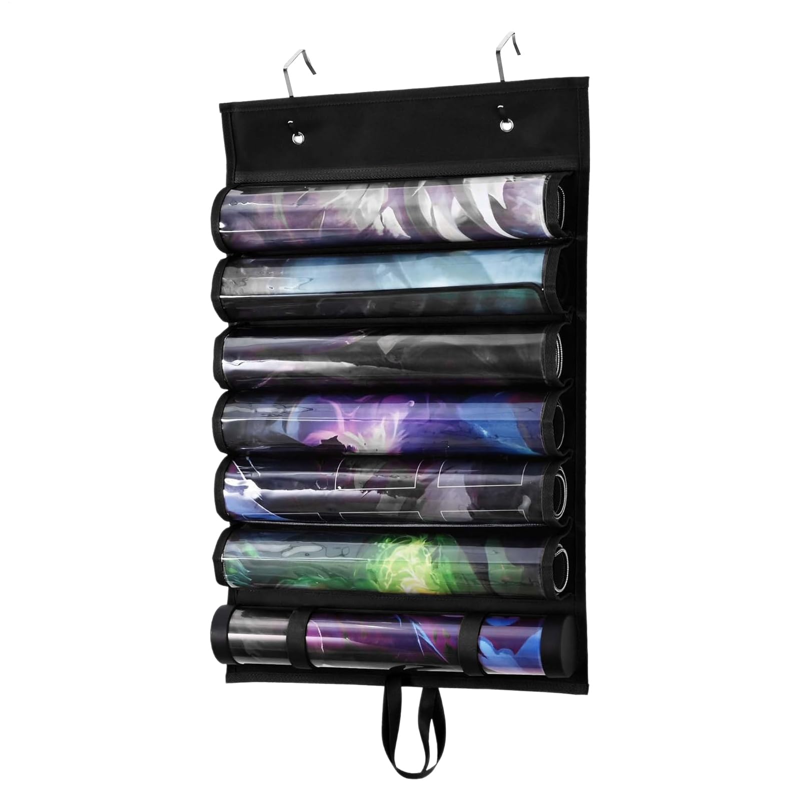 Game Mat Organizer Transparent Slots Accessories Organizer Container