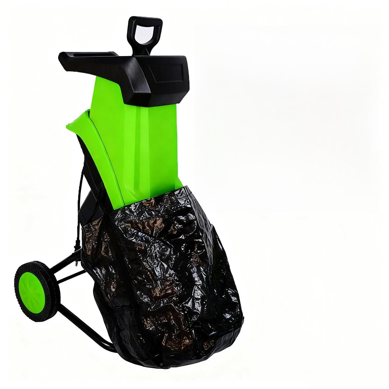 Broyeur végétaux électrique,Diamètre Coupe Maximal 39 mm.Orifice d'alimentation protégé. Broyeur et déchiqueteur Jardin Portable.pour broyer Les déchets Taille des arbustes et des Branches