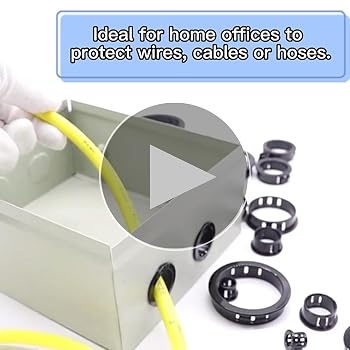 Amazon.com: EASYEAH 160 Pcs 6 Sizes Cable Snap-in Knockout