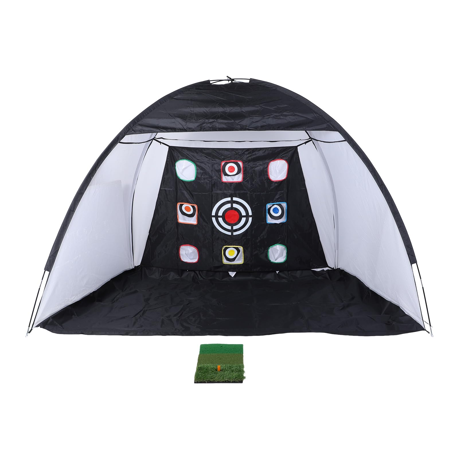 CHICIRIS Red de Práctica de Golf, Red de Práctica de Golf de Poliéster Plegable con Fácil Instalación, Ayuda de Entrenamiento Resistente a Desgarros para de Columpio en Interiores y Exteriores en