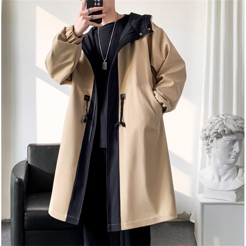 Amazon.com: YMGSCC Trench Coat Men Streetwear Long Jacket Hip Hop