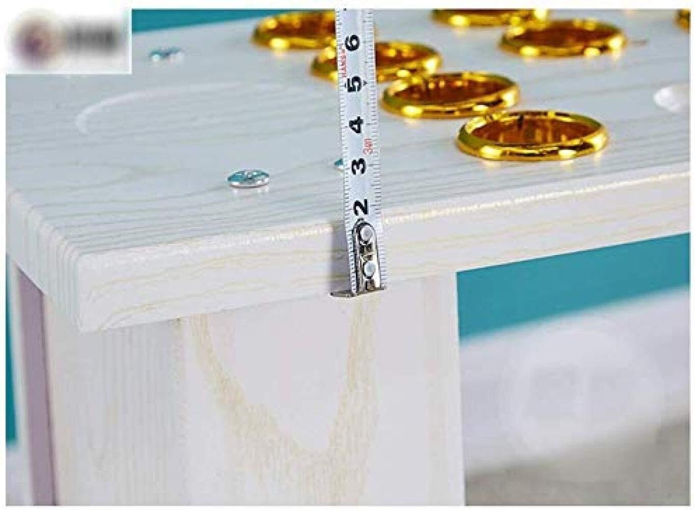 Freestanding Solid Wood Pool Cue Rack - Vertical Billiard Cue Holder for Home & Club, Holds 8 Cues, Stylish Storage Stand (30x55x24cm, White)