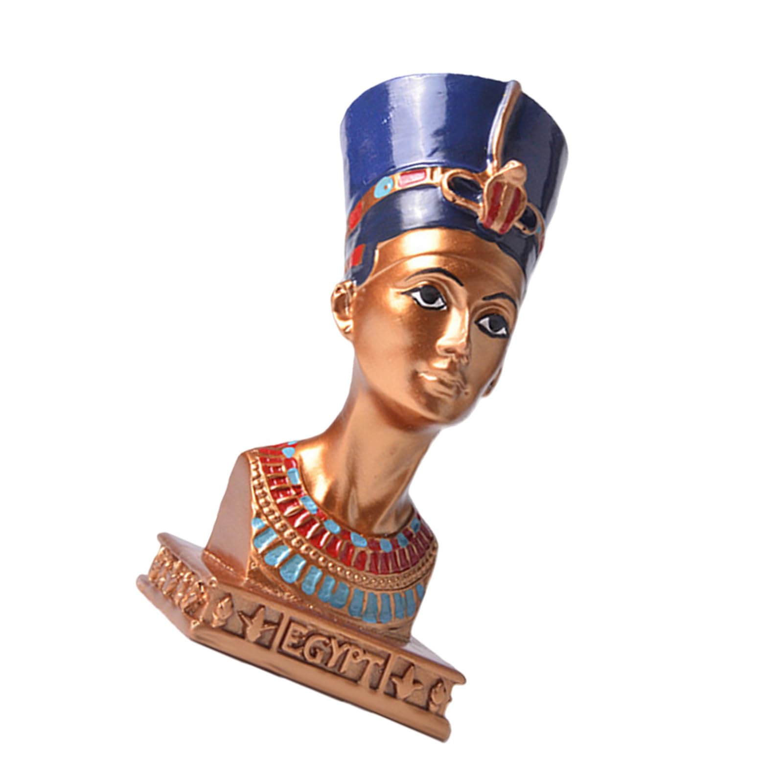 Osniyaw 1Pcs 1/2 Pieces Resin Sculpture Decoration With Egyptian Theme For Desk Resin Figures