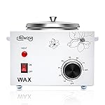 Single Wax Warmer Professional Electric Wax Heater Machine for Hair Removal, Large Waxing Pot Paraffin Facial Skin Body SPA Salon Equipment with Adjustable Temperature Set