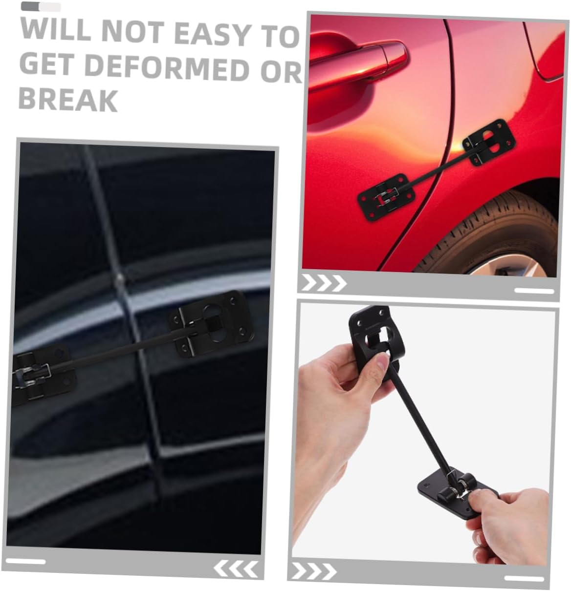 Alipis 2sets Rv Door Holders Trailer Door Latch Hook for Secure Closure Easy Installation Lightweight Design for Campers and Rvs Finish