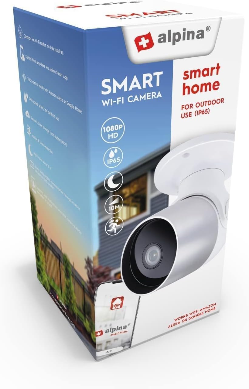 alpina Smart Home Wi-Fi Camera product packaging