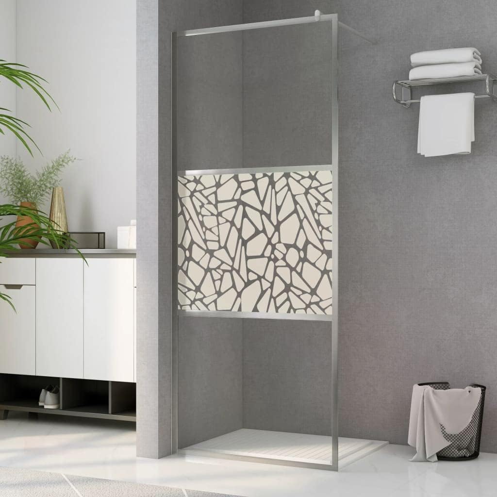 vidaXL Shower Wall installed in a bathroom