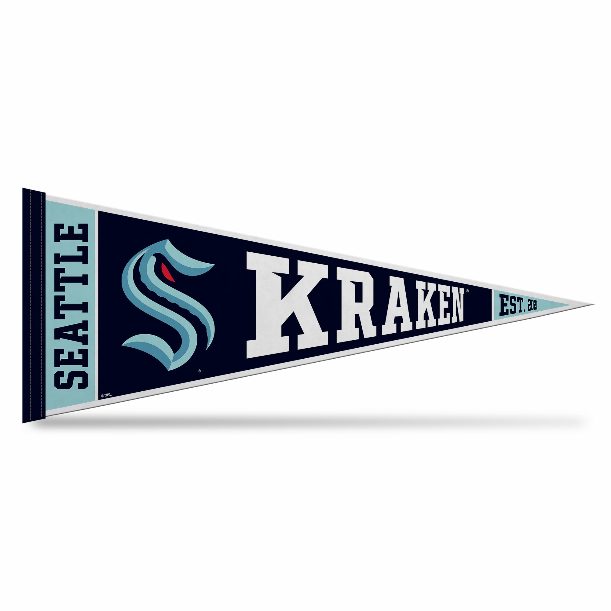 Rico Industries NHL Hockey 12" x 30" Felt Wall Décor Pennant - Great for Home/Bed Room/Man Cave Décor