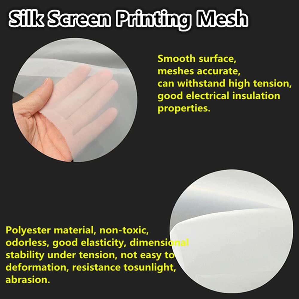 Maglia Serigrafica Poliestere 100x127cm - Rete Per Stampa 72T 180M Per Tessili, PVC E Filtri - Foto 5