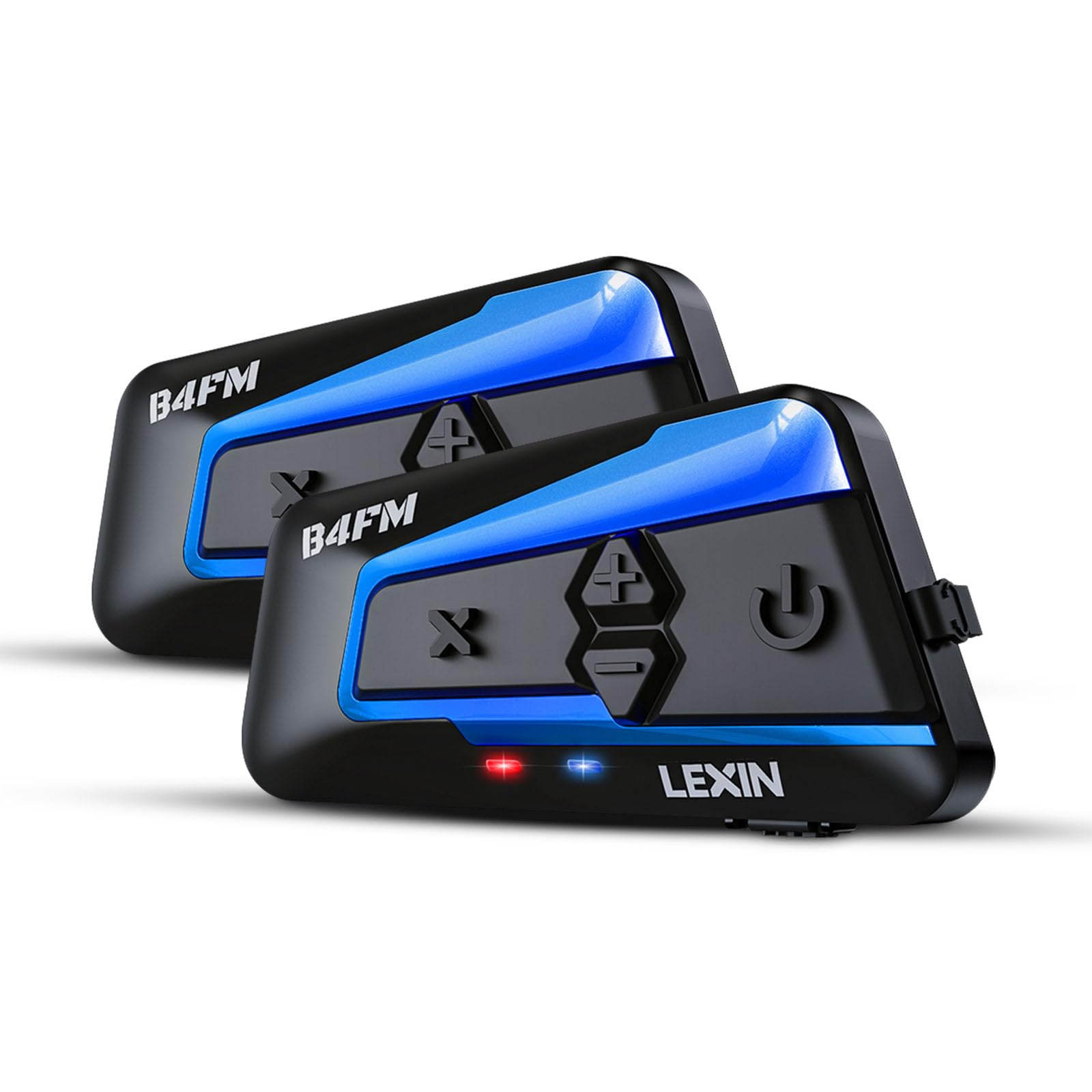 LEXIN B4FM Motorcycle Bluetooth Headset 2 Pack
