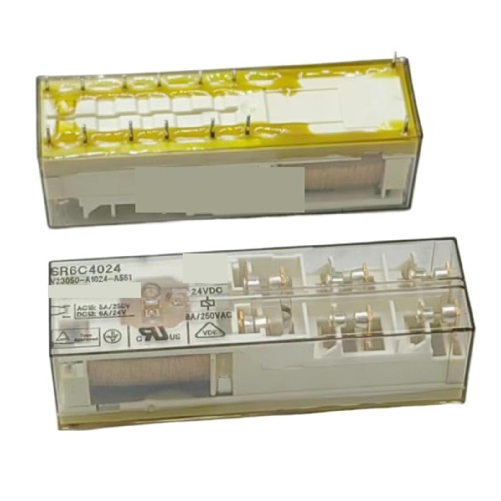 Relais électromécanique SR6C4024 V23050-A1024-A551 pour platine électronique 24V