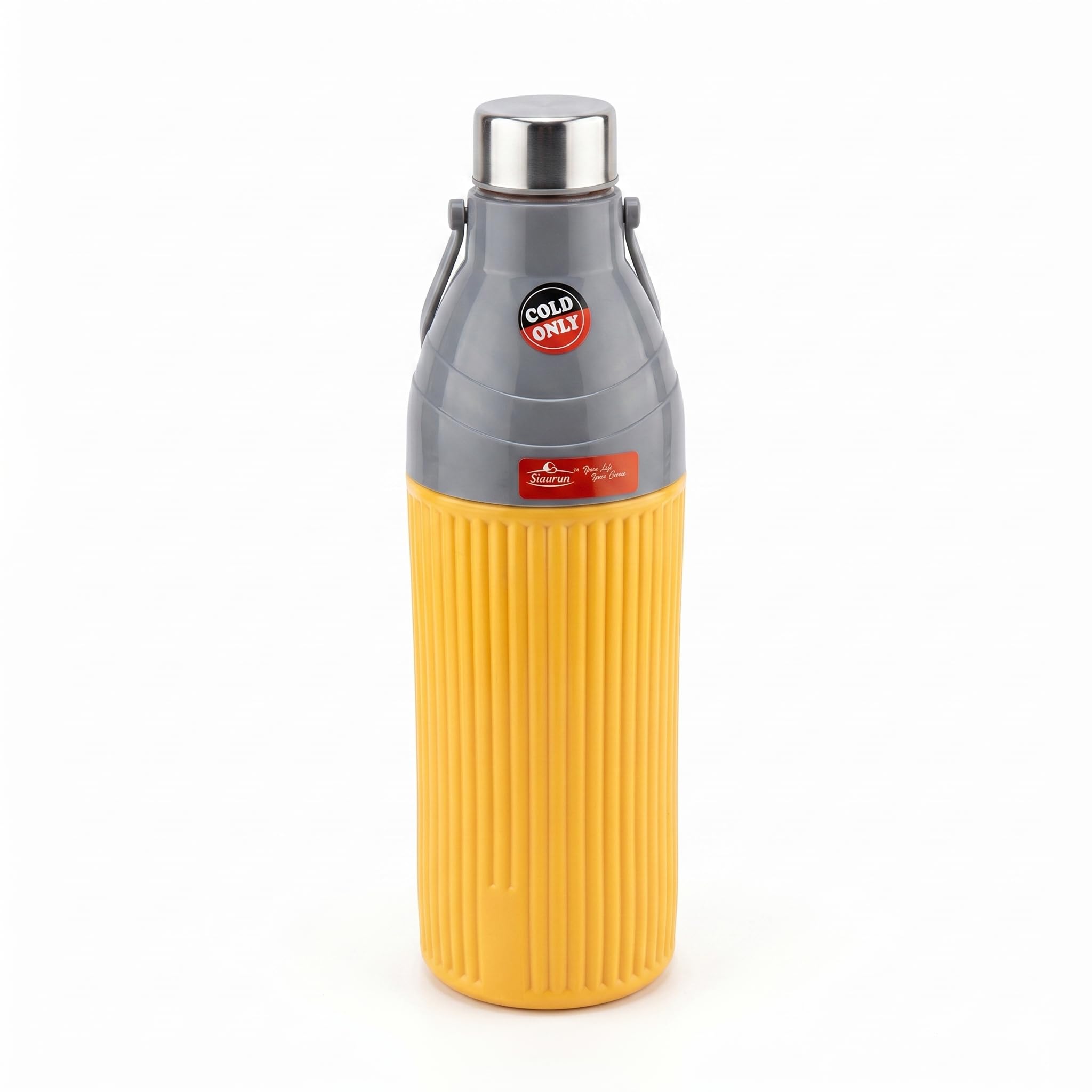 Plastic Insulated Water Bottle with Handle | 1700 ml (Orange) Large Capacity | Cold Water Bottle | Leak Proof & Lightweight | Multicolor | Ideal for Gym, Office & Travel-image-31