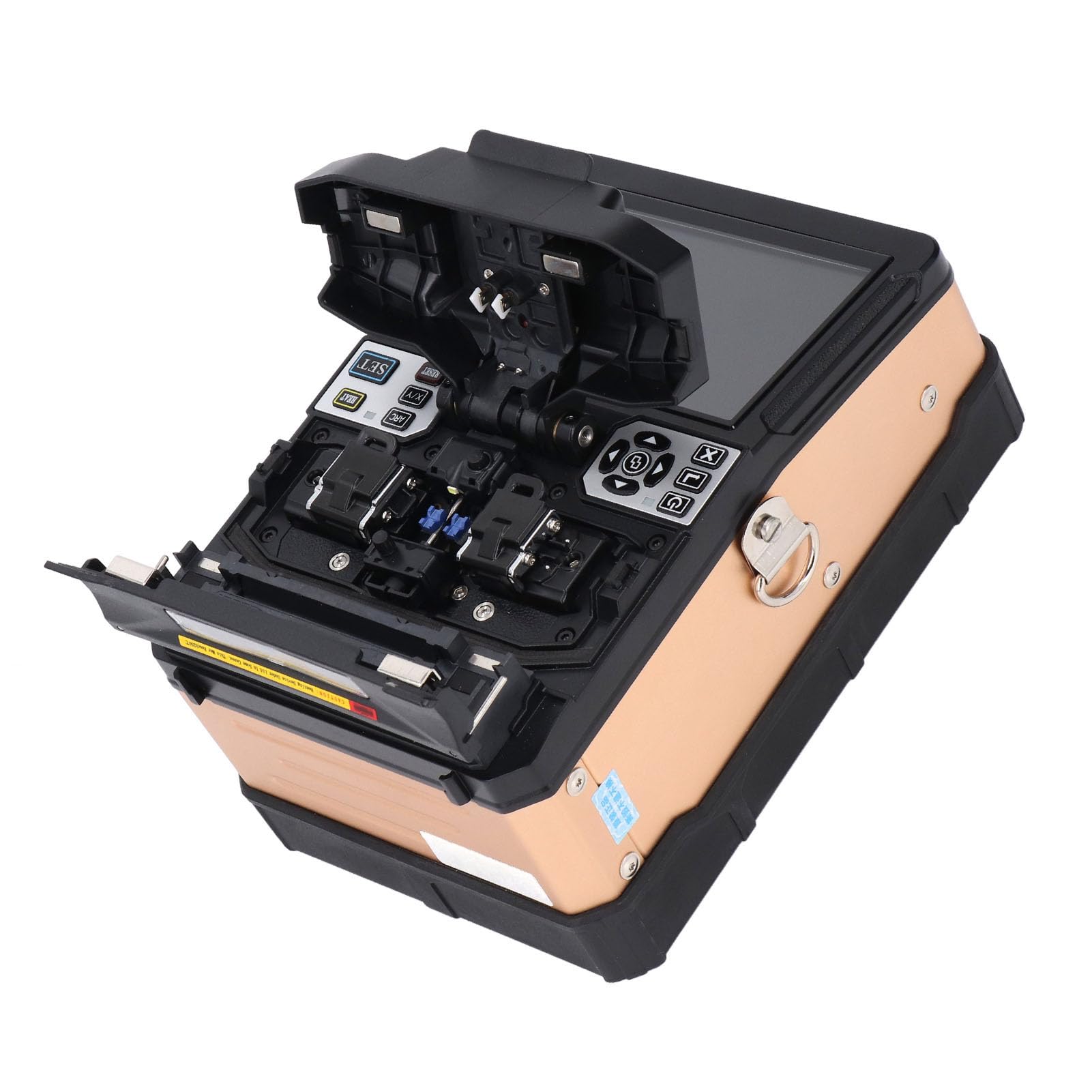 Giuntatrice Automatica per Cavi Ottici FTTH con Schermo LCD 5,0 Pollici per Fibra con Versatile compatibilità delle Fibre (Spina europea)