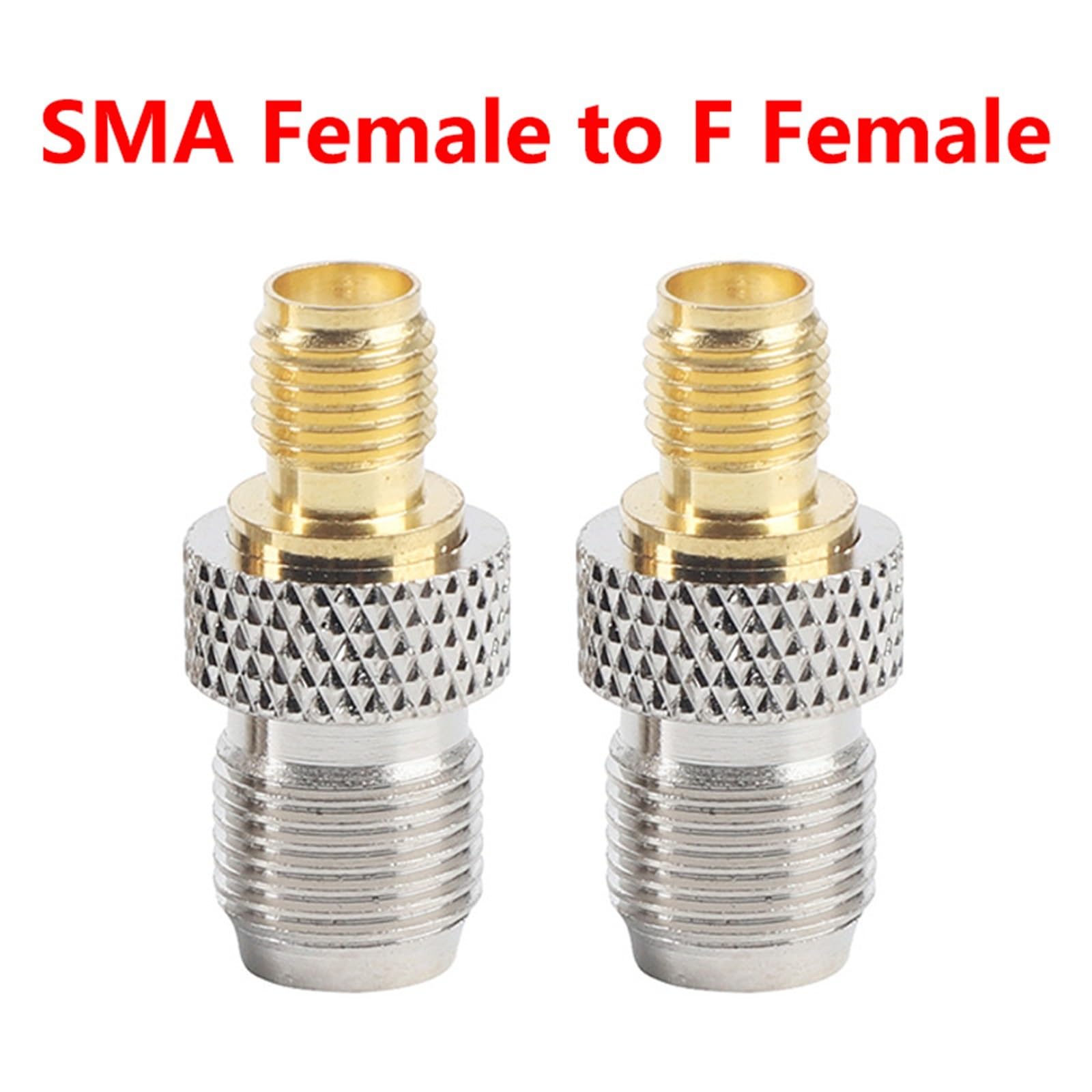Adaptateur coaxial RF F vers SMA, 5/20/100 pièces, connecteur Jack Femelle Type F vers SMA Femelle/RP SMA Femelle