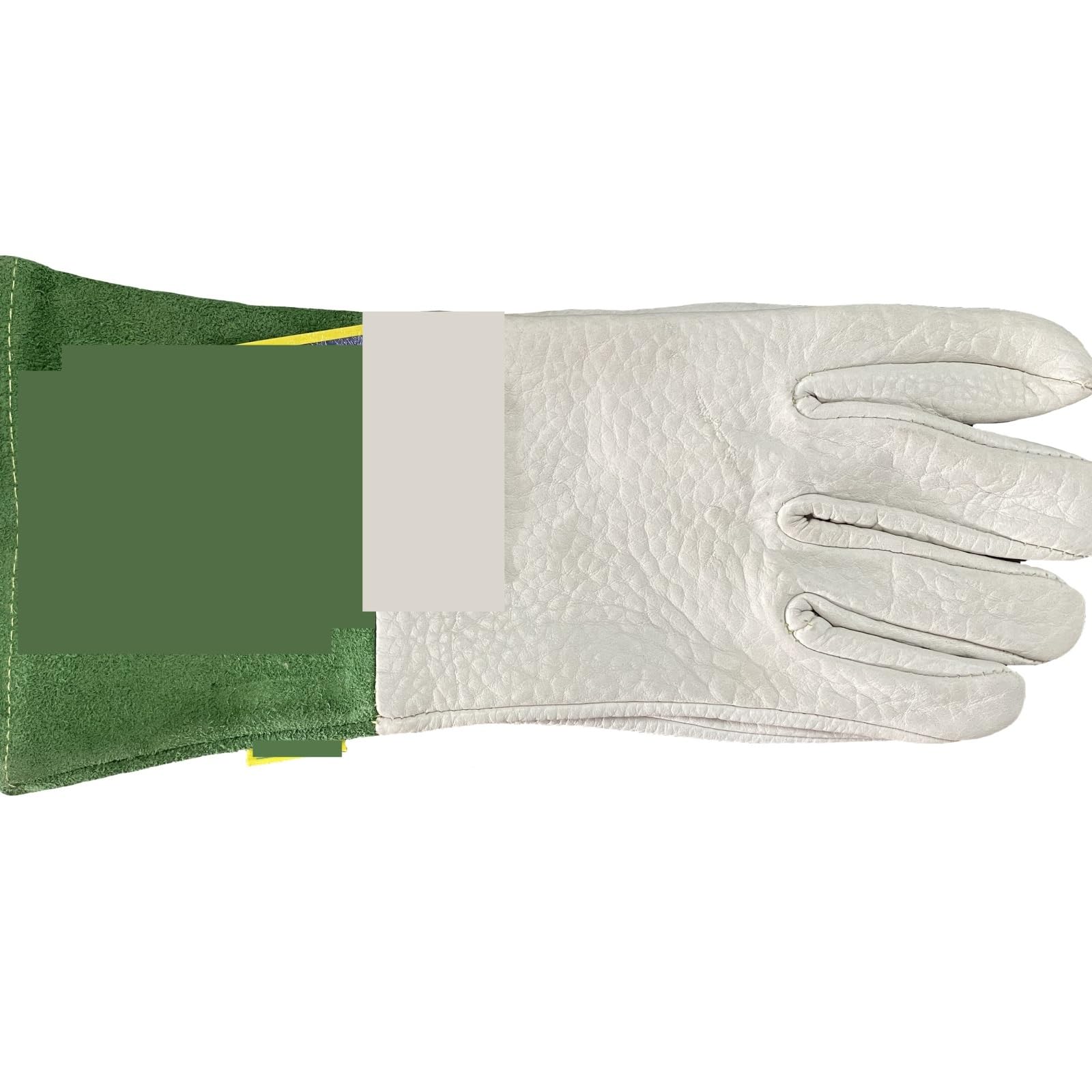 Delantal de soldador, Guantes de trabajo for soldadura de cuero de vaca flor, protección contra arcos eléctricos.