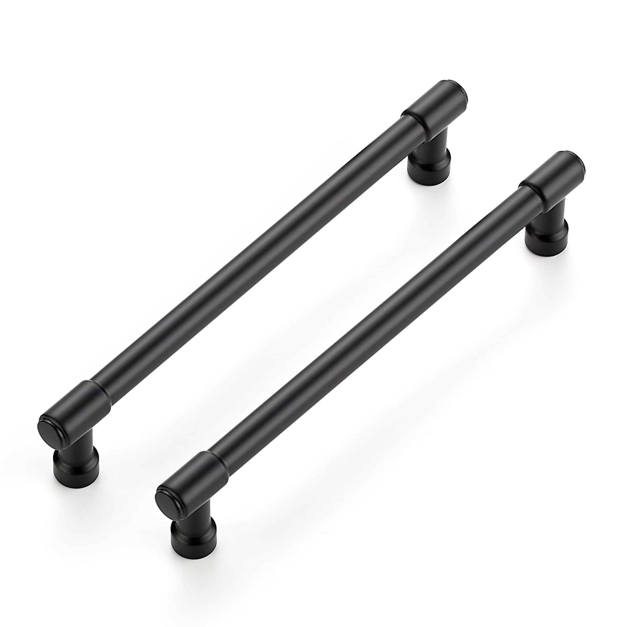 Ravinte Matte Black Kitchen Pulls Cabinet Handles 6-1/4 Inch 20 Pack