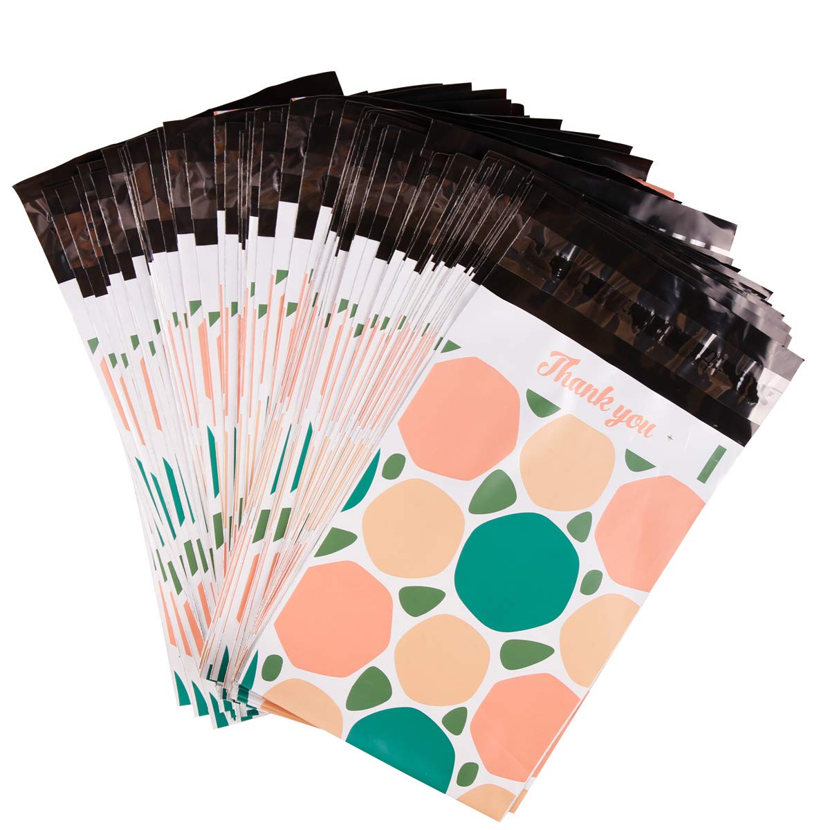 Meowoo Poly Mailers 6 x 9 Shipping Bags 100 Pack Business Custom Mailing Bags Package Envelopes Self Seal Polymailers