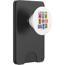 London England Icons Collage British Art Stamps Souvenir PopSockets PopWallet for MagSafe