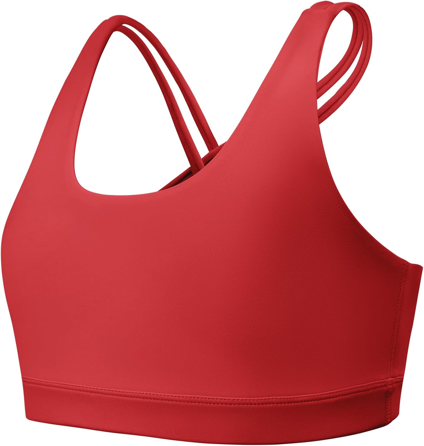 QooNoo Girls Training Bra Seamless Sport Bras for Teens Strappy Scoop Neck Yoga Crop Top Dance Kids Teens