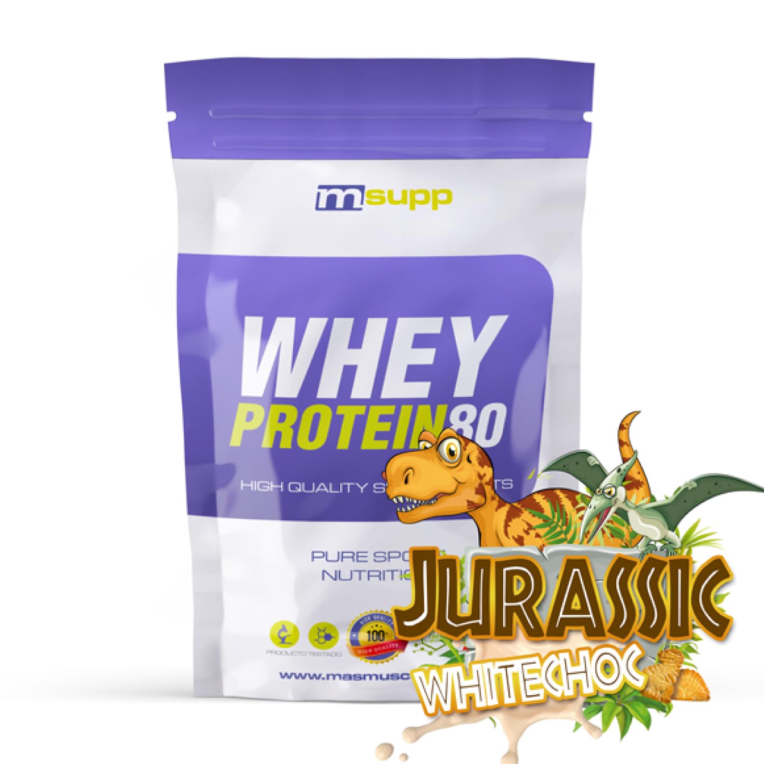 MASmusculo - Whey Protein80-500 g - Choco Surprise - Suplemento Deportivo Puro de Calidad - Proteína Whey - Con Lacprodan de Arla y Suero de Leche - Ayuda a Aumentar la Masa Muscular — view 55