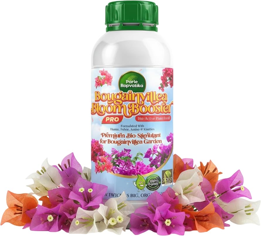 Parle Ropvatika Bougainvillea Flower Booster 100ml – Organic Liquid Fertiliser for Bougainvillea | Plant Food Growth Booster for Flowering Plants | Enhances Blooming Strong Roots & Healthy Growth