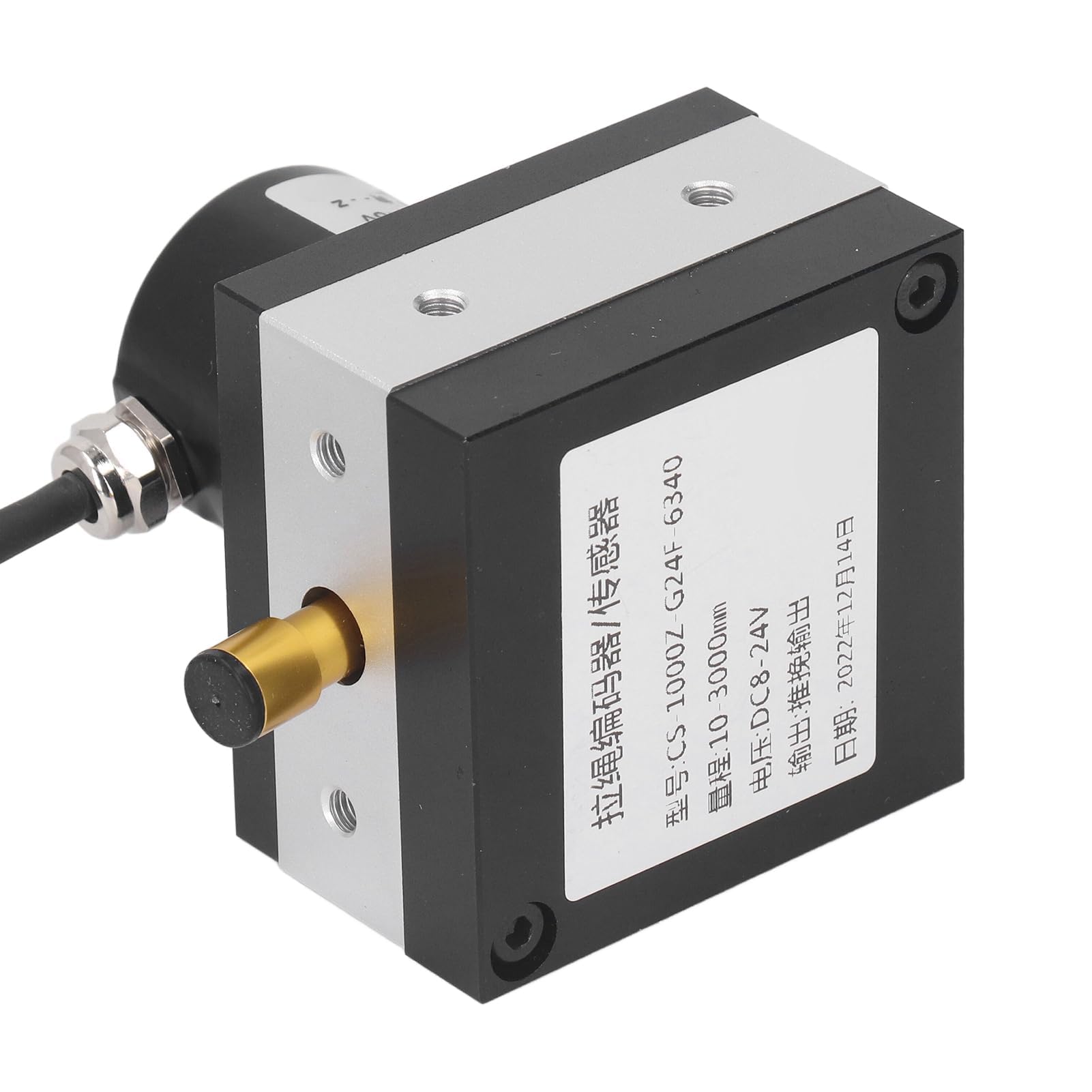 DC8‑24V Draw Wire Encoder Incremental Cable Encoder per Macchina di Prova 10 a 3000 Mm