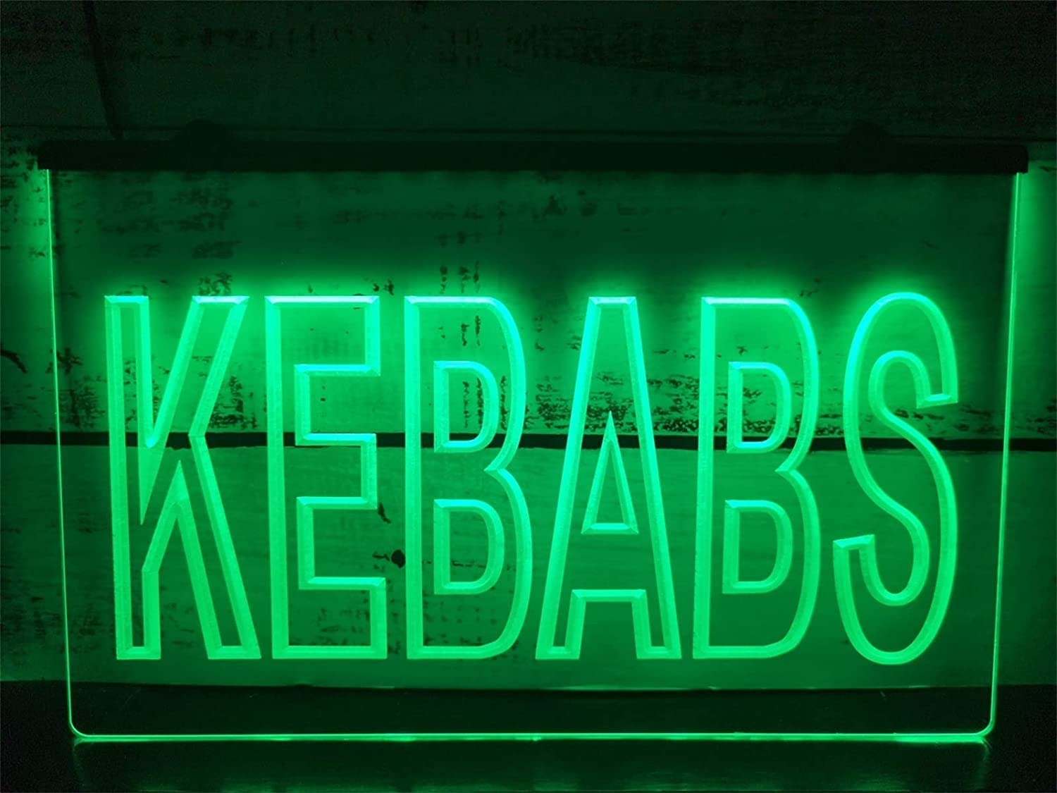 HRXOW neonowa Sklep z kebabami LED Neon Sign, USB Dimming Restaurant Party Neon Lights do dekoracji ścian Lampki nocne Personalizowane logo Bar Shop Party Name Logo