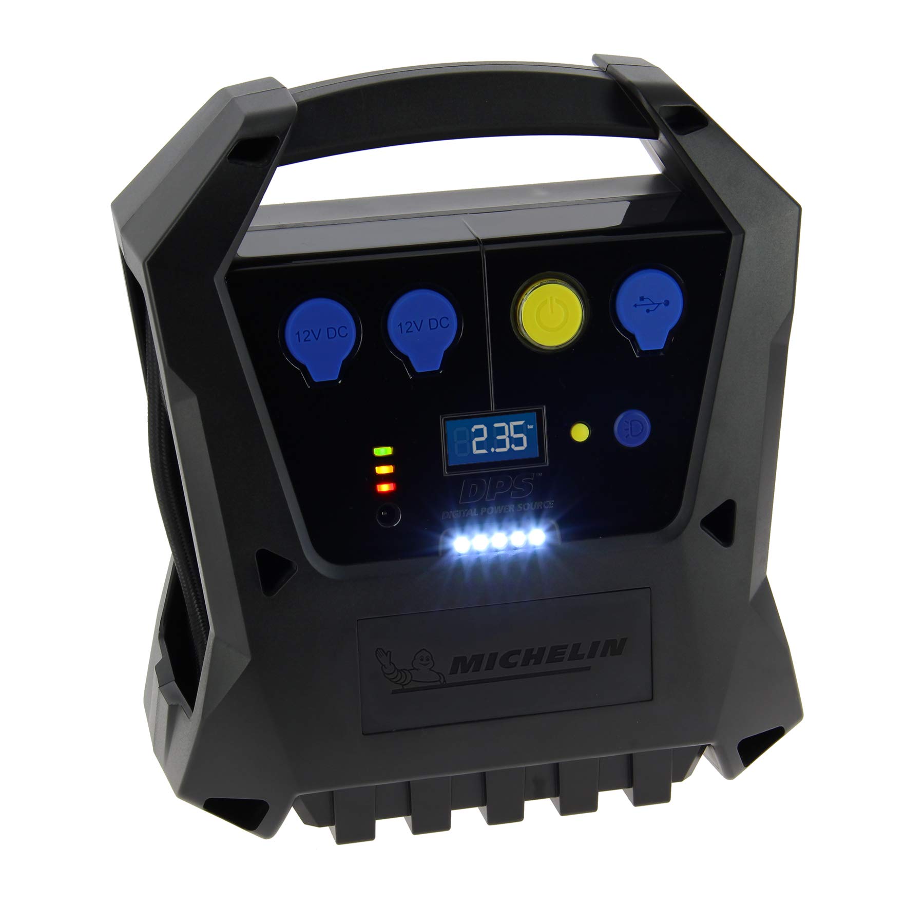 MICHELIN Compressore gonfiatore senza filo ricaricabile digitale portatile 6,9bar 100psi