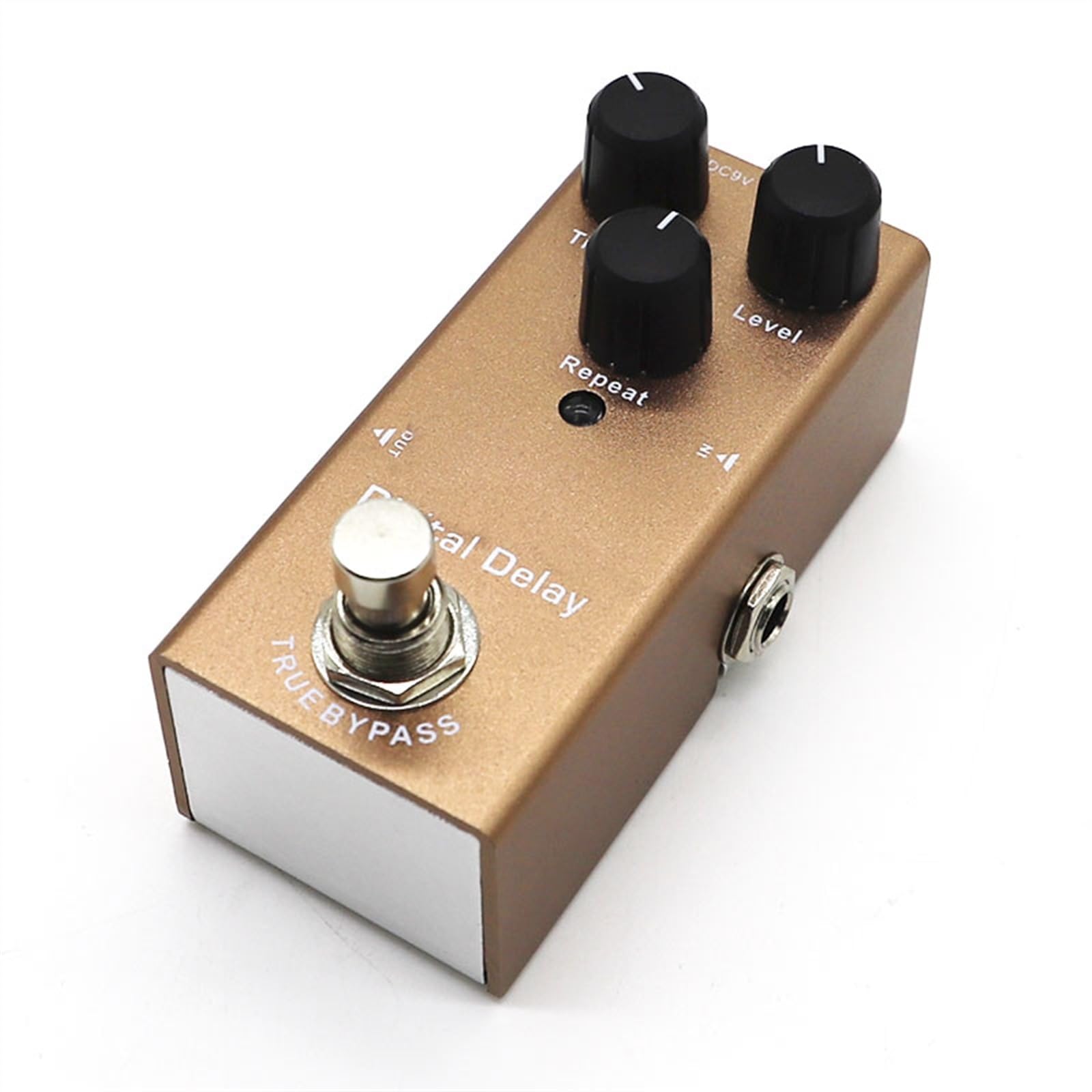 modulacyjny pedał gitarowy Mini Gitara Elektryczna Cyfrowy Pedał Opóźnienia Czas/poziom/pokrętło Powtórzenia Pedał Efektu True Bypass Pedał Efektu Opóźnienia